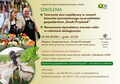 Szkolenia - "Tworzenie sieci współpracy" oraz "Nowoczesne symulatory wzrostu"