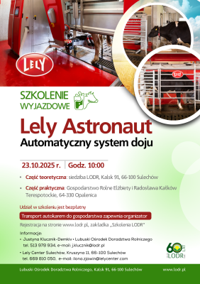 Szkolenie wyjazdowe - Automatyczny system doju