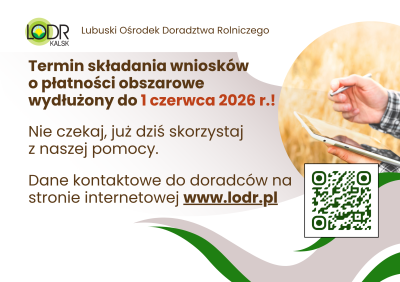 Więcej czasu na złożenie wniosków obszarowych