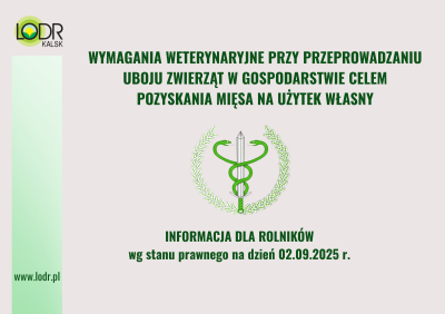 UBÓJ ZWIERZĄT W GOSPODARSTWIE