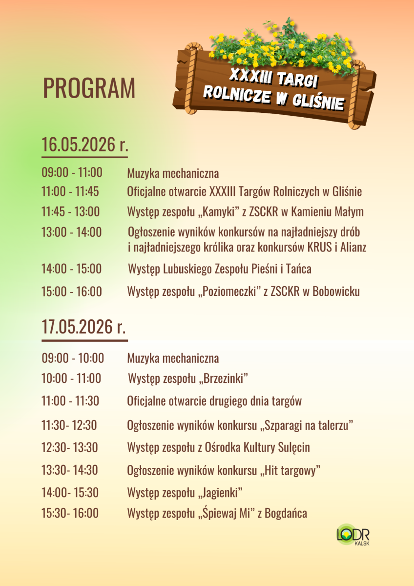 XXXIII Targi Rolnicze w Gliśnie