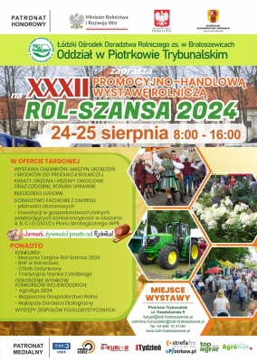 XXXII Wystawa Rolnicza ROL-SZANSA 2024