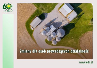 Zmiany dla osób prowadzących działalność 