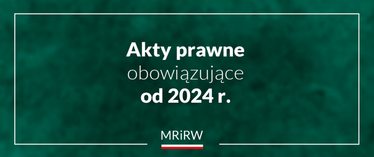 Zmiany w obowiązujących przepisach 