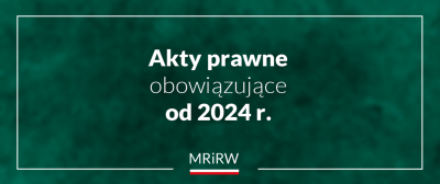 Zmiany w obowiązujących przepisach