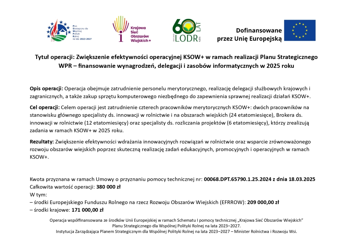 Ogłoszenia o realizowanych operacjach ARiMR