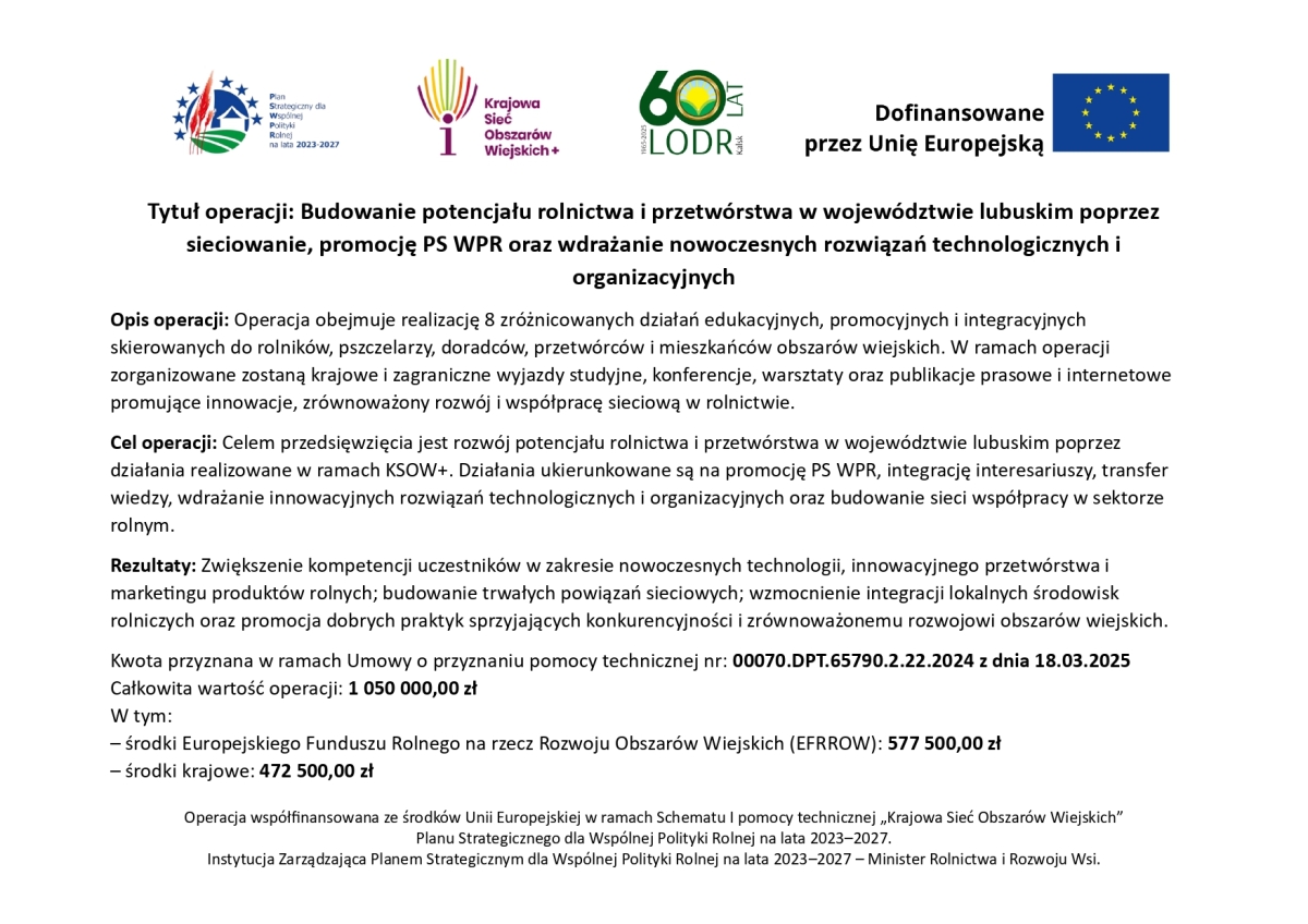 Ogłoszenia o realizowanych operacjach ARiMR